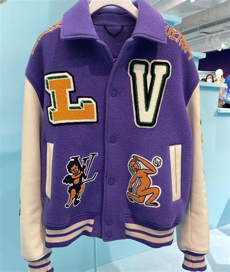 louis vuitton varsity jacket|Louis Vuitton varsity jacket women.